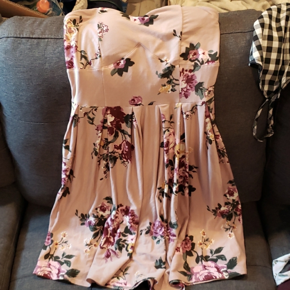 Floral mini dress
